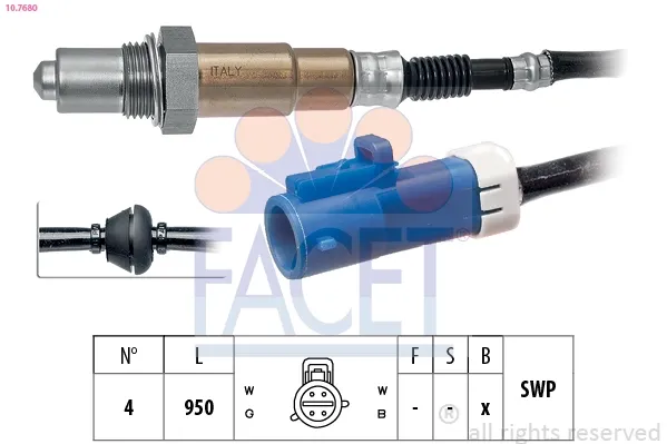 Sonda lambda, sensor de oxigênio Ford Mondeo III