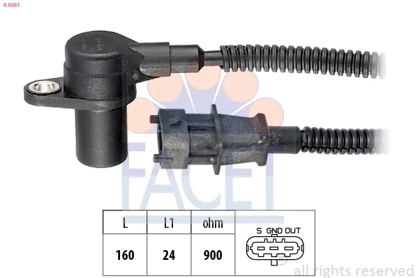 Sensor de posição (de revoluções) de cambota KIA Sorento I