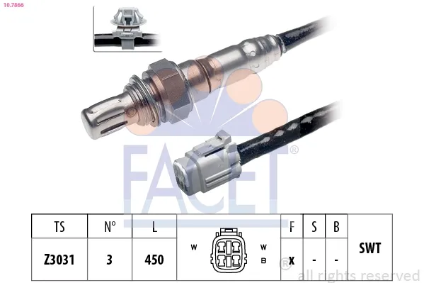 Sonda lambda, sensor de oxigênio Subaru Legacy II