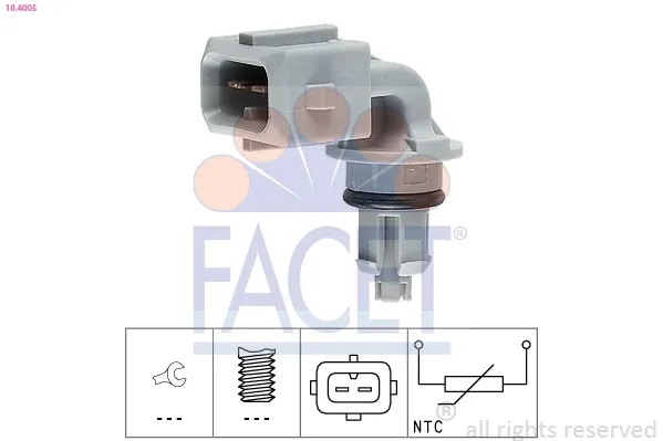 Sensor de temperatura da mistura de ar Renault Megane III