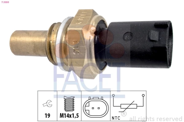 Sensor de temperatura de combustível para Mercedes C (S203)