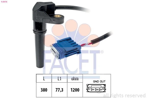 Sensor de velocidade para Peugeot 206 (T3E)