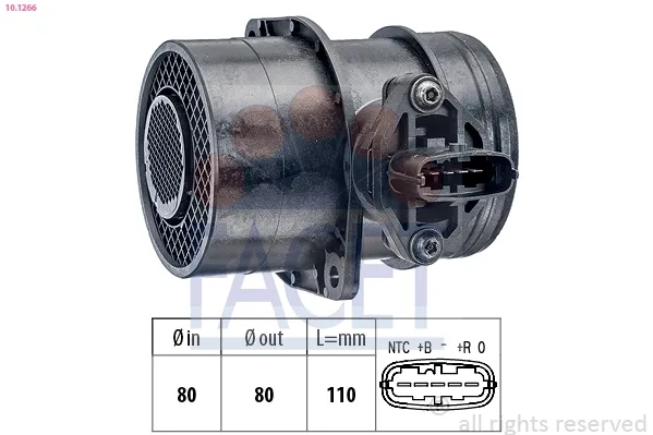 Sensor de fluxo (consumo) de ar, medidor de consumo M.A.F. - (Mass Airflow) KIA Sorento I