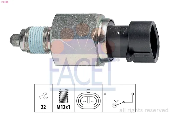 Sensor de ativação das luzes de marcha à ré Alfa Romeo Giulietta 940