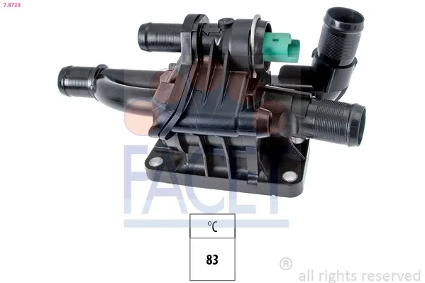 Caixa do termostato 78734 Facet