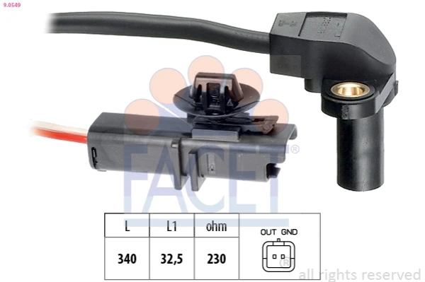 8200766056 Renault (RVI) sensor de posição (de revoluções de cambota)