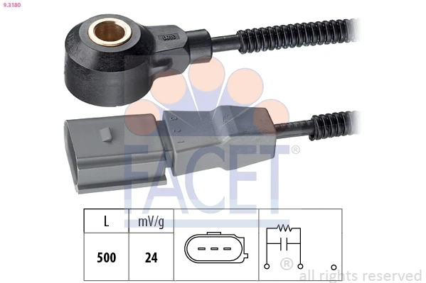 Sensor de detonação para Audi A6 (4F2)