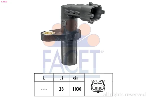 Sensor de posição (de revoluções) de cambota KIA Picanto II hatchback (TA) (2011 - 2018) preço, a partir de