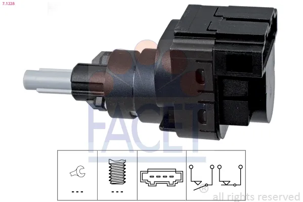 Sensor de ativação do sinal de parada 71228 Facet