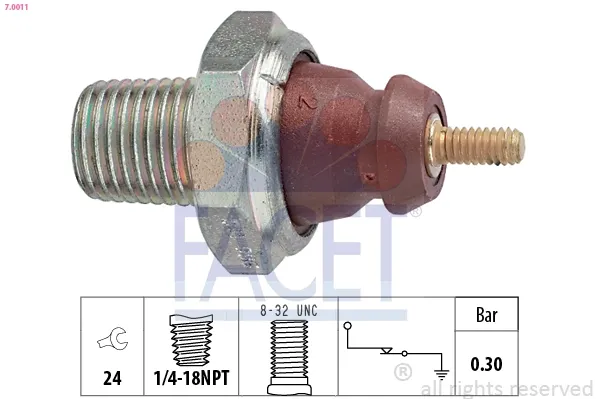 Sensor de pressão de óleo Ford Mondeo I