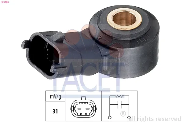 Sensor de detonação 93006 Facet