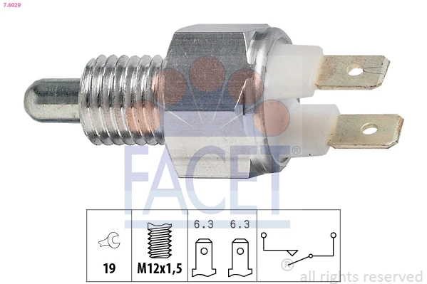 Sensor de ativação das luzes de marcha à ré на BMW 3 (E21)
