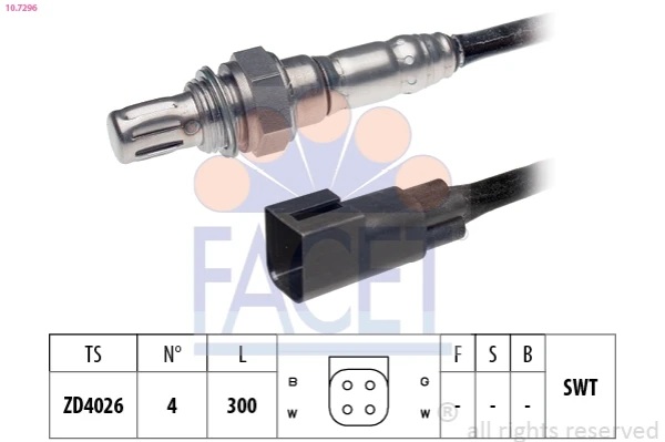 Sonda lambda, sensor de oxigênio para Ford Fiesta (GFJ)