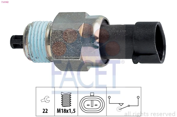 Sensor de ativação das luzes de marcha à ré para Fiat Punto (176C)