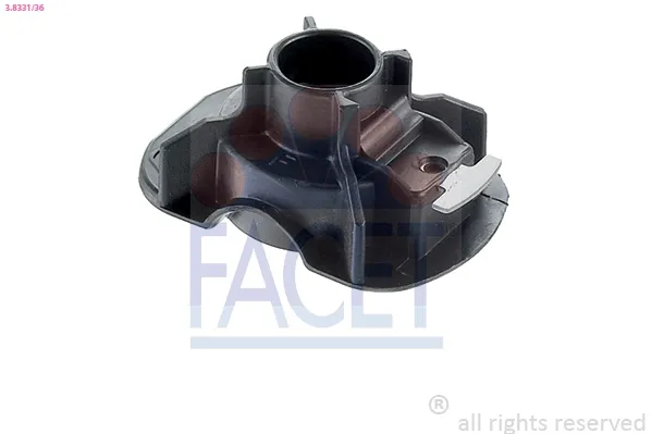 Slider (rotor) de distribuidor de ignição, distribuidor 3833136 Facet