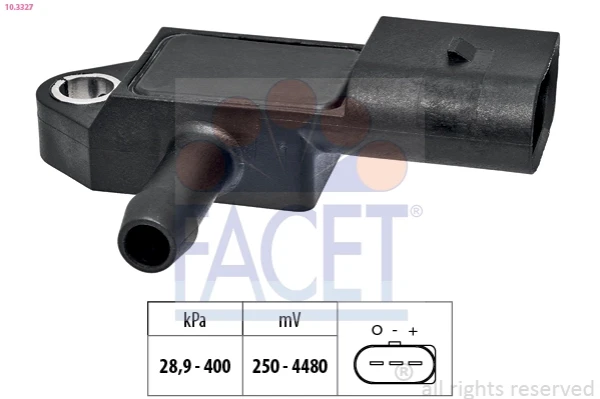 Sensor de pressão no coletor de admissão, MAP para Audi Q3 (F3B, F3N)