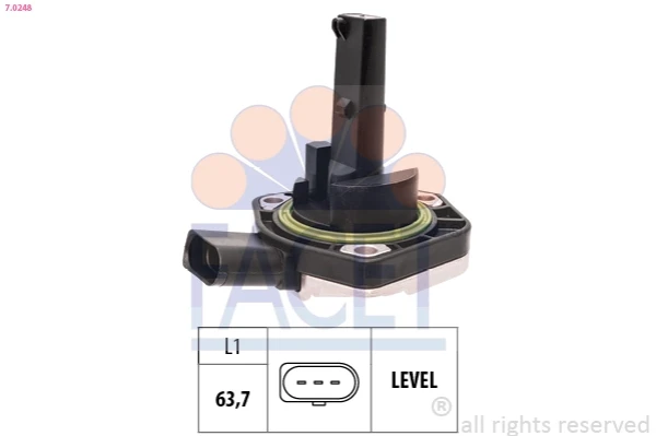 Sensor do nível de óleo de motor para Volkswagen Passat (B5, 3B6)
