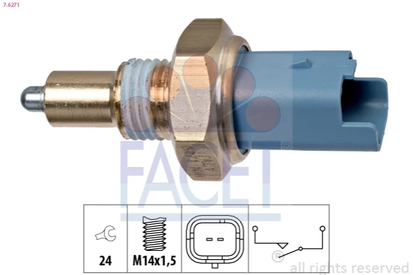 Sensor de ativação das luzes de marcha à ré para Dacia Lodgy (JS)