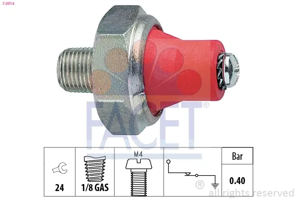 Sensor de pressão de óleo SAA106 Magneti Marelli