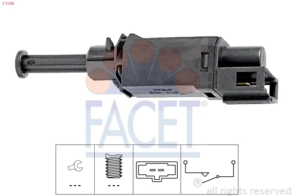 Sensor de ativação de embraiagem 71143 Facet