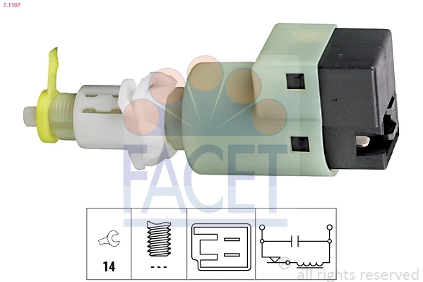 60814623 Fiat/Alfa/Lancia sensor de ativação do sinal de parada