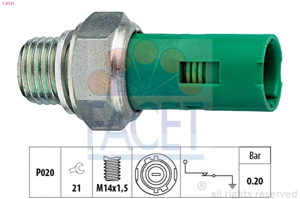 8200671286 Renault (RVI) sensor de pressão de óleo