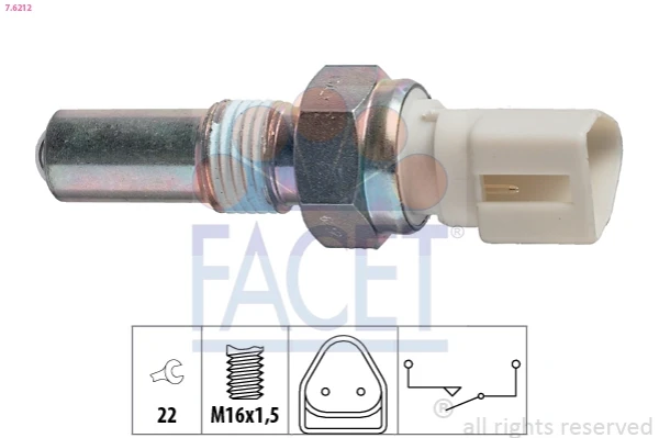 Sensor de ativação das luzes de marcha à ré para Ford Escort (AAL, ABL)