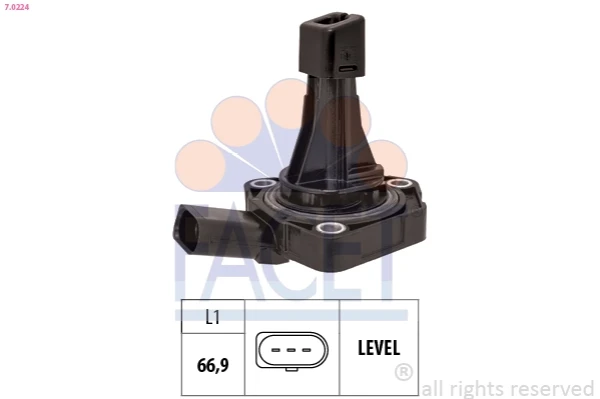 Sensor do nível de óleo de motor para Skoda SuperB (3V3)