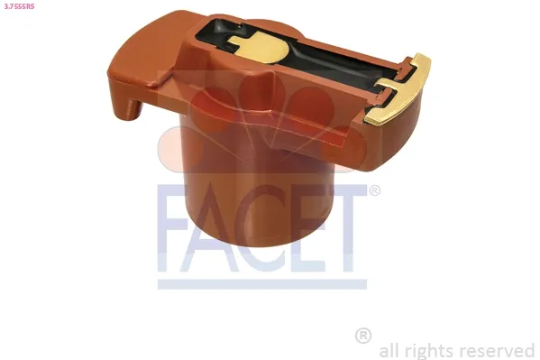 Slider (rotor) de distribuidor de ignição, distribuidor 37555RS Facet