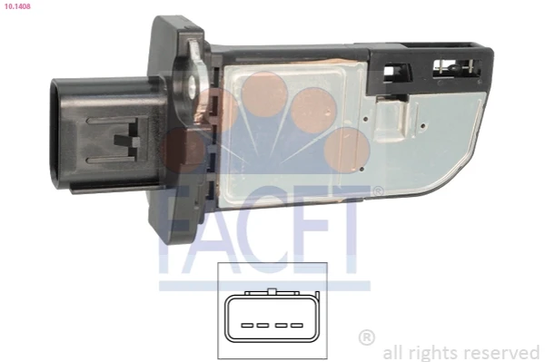Sensor de fluxo (consumo) de ar, medidor de consumo M.A.F. - (Mass Airflow) para Ford S-Max (CA1)