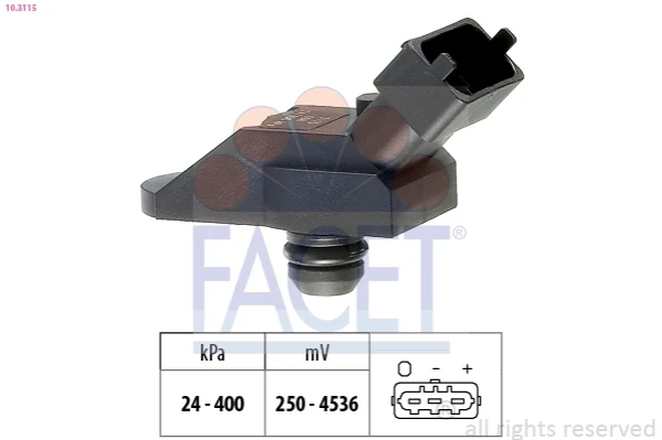 Sensor de pressão de combustível para Land Rover Range Rover (L322)