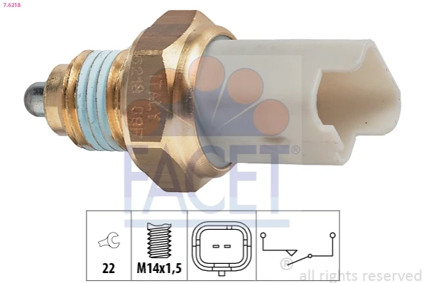 Sensor de ativação das luzes de marcha à ré para Citroen Xsara (N0)