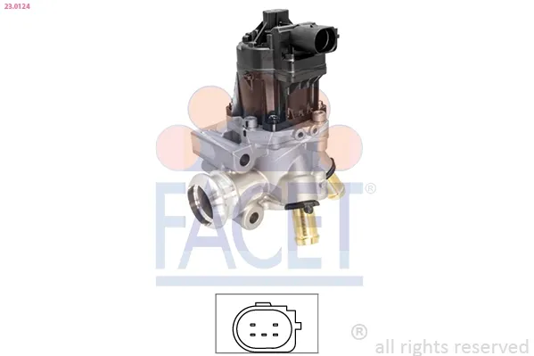 Válvula EGR de recirculação dos gases 71796727 Fiat/Alfa/Lancia