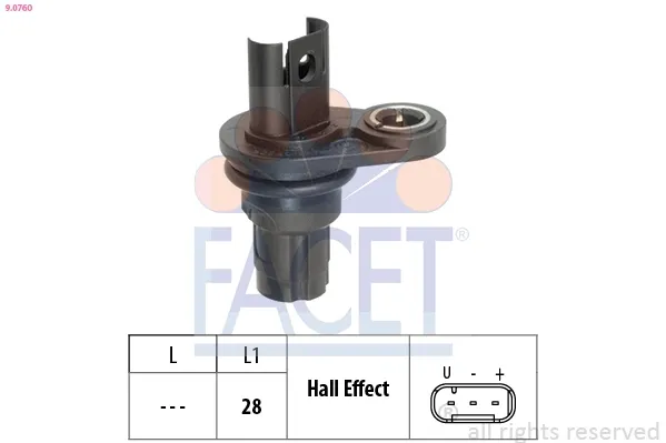 Sensor de posição (de revoluções) de cambota BMW 5 carrinha (E61) (2003 - 2009) preço, a partir de
