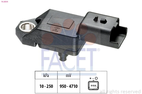 Sensor de pressão no coletor de admissão, MAP para Ford C-Max (CB3)
