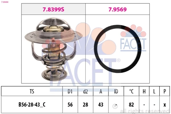 Termostato para Mitsubishi Pajero (H60, H70)