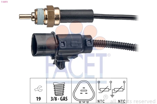 Sensor de temperatura do fluido de esfriamento (de ativação de ventilador do radiador) para Hyundai H-1 STAREX 