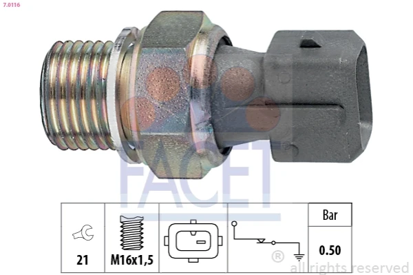 Sensor de pressão de óleo para Peugeot 405 (15B)
