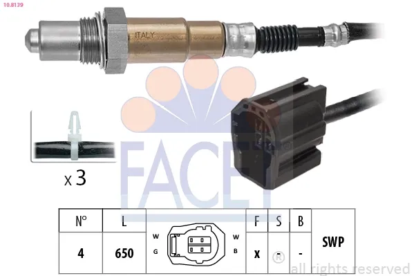 Sonda lambda, sensor de oxigênio Mazda 3 BK12