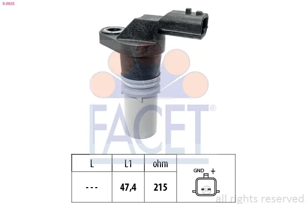 Sensor de posição (de revoluções) de cambota Renault LOGAN II