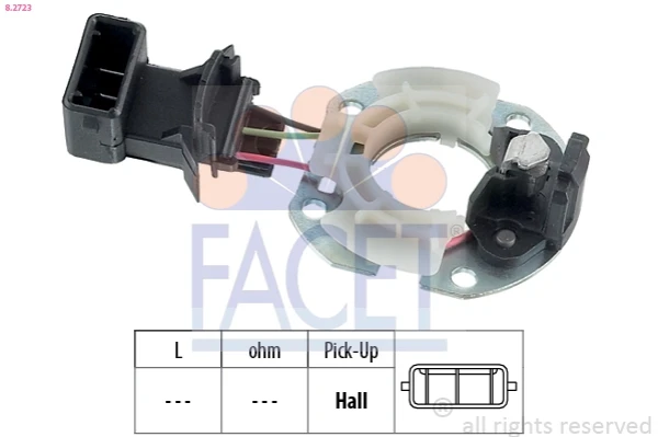 8.2723 Facet sensor de efeito hall
