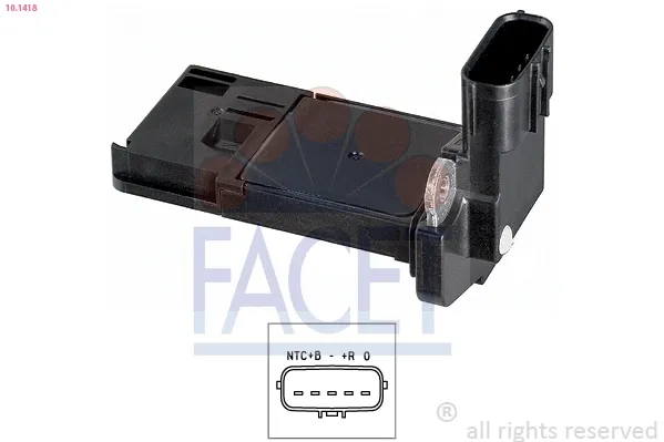 Sensor de fluxo (consumo) de ar, medidor de consumo M.A.F. - (Mass Airflow) Honda CR-V IV