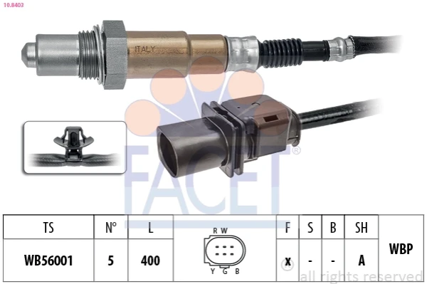 Sonda lambda, sensor de oxigênio até o catalisador para Hyundai I30 (FD)
