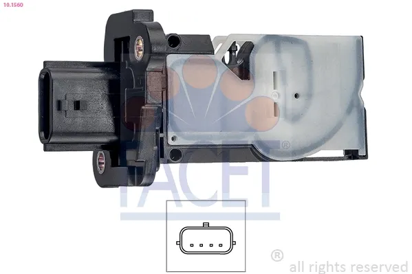 Sensor de fluxo (consumo) de ar, medidor de consumo M.A.F. - (Mass Airflow) Nissan Altima L33
