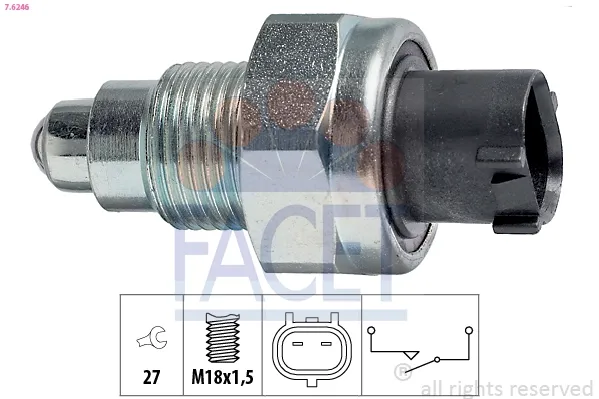 Sensor de ativação das luzes de marcha à ré Honda Civic VIII