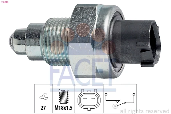 Sensor de ativação das luzes de marcha à ré para Honda Civic (EM)