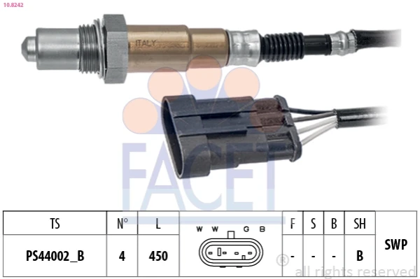 Sonda lambda, sensor de oxigênio para Fiat Stilo (192)