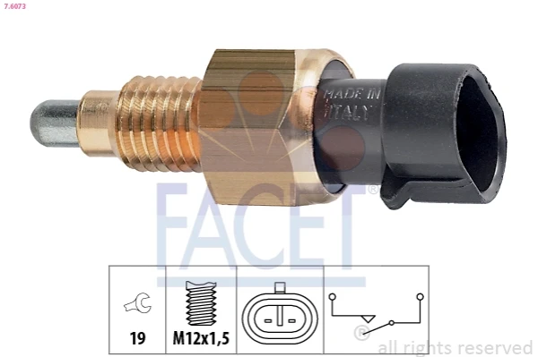 Sensor de ativação das luzes de marcha à ré para Opel Astra (F69)