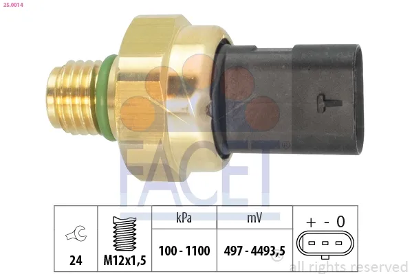 Sensor de pressão de óleo Ford Puma J2K, CF7