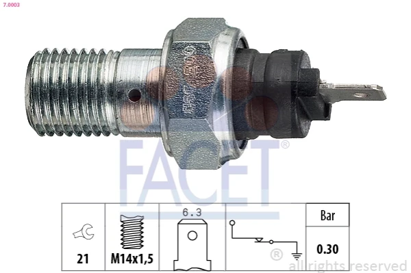 5940619 Fiat/Alfa/Lancia sensor de pressão de óleo